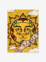 Mexican Sun Poster, El. Sol Mexican Print