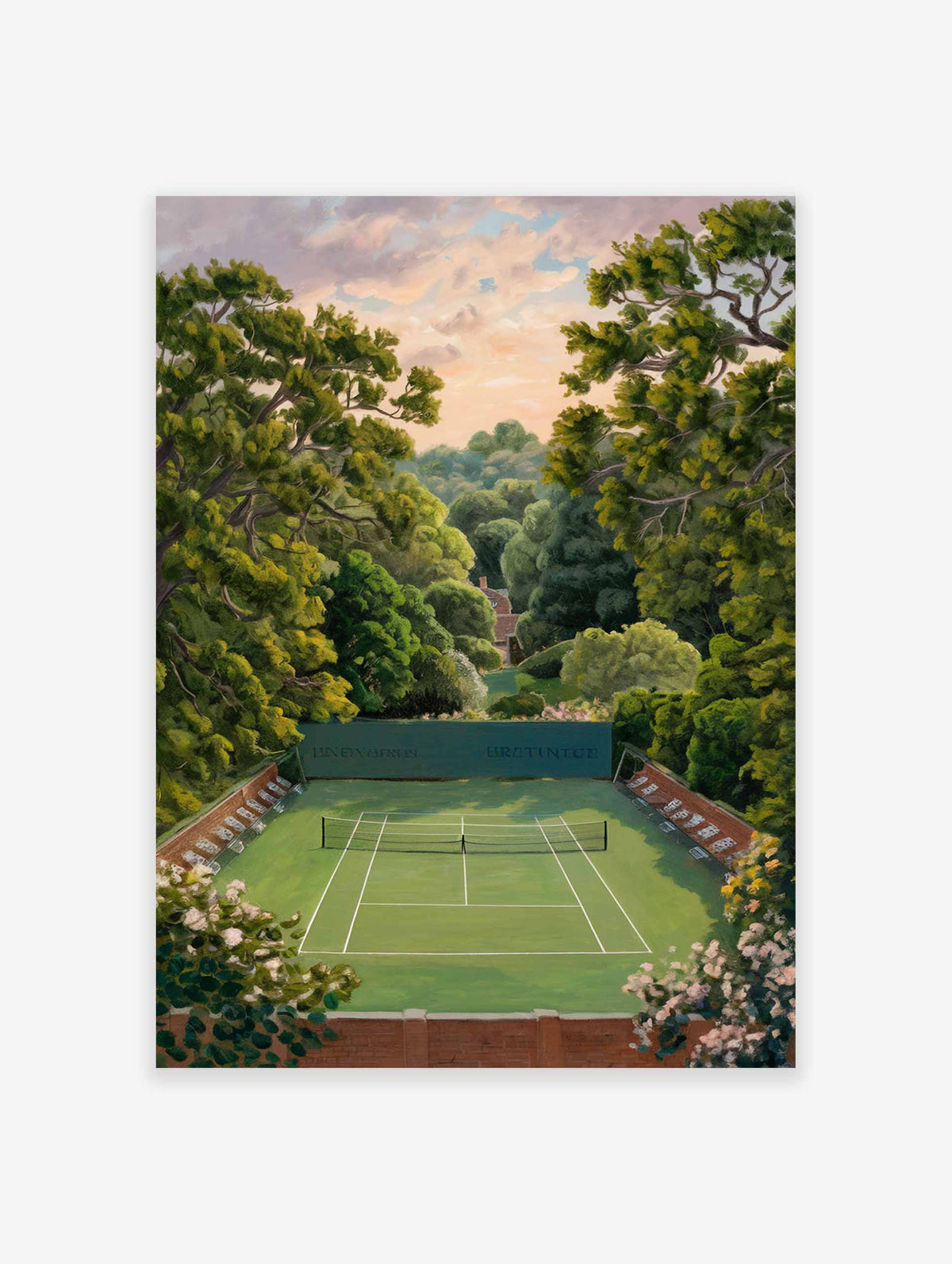 Tennis Court Poster