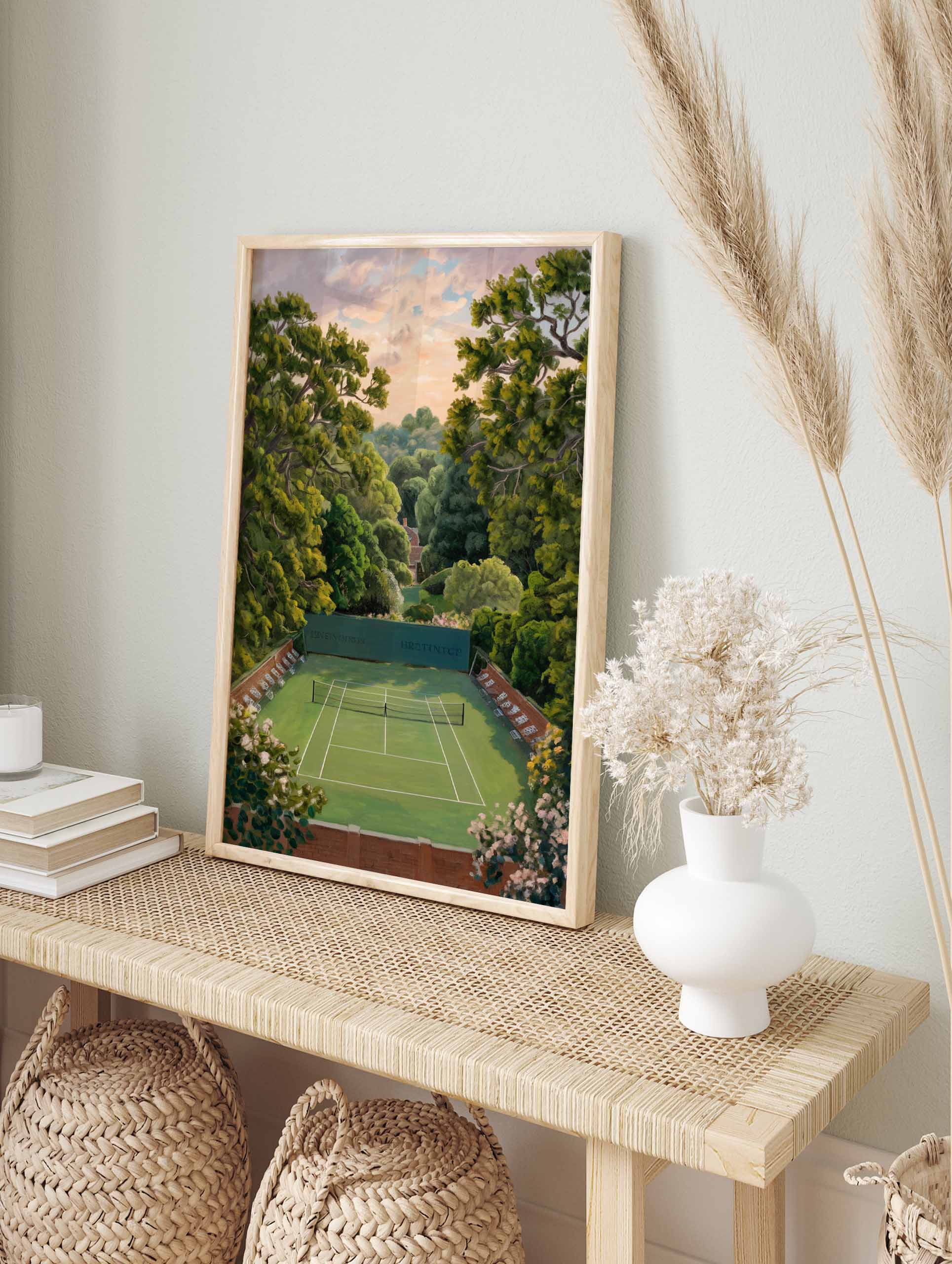 Tennis Court Poster