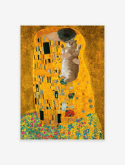 The kiss Poster by Gustav Klimt, Gustav Klimt Print