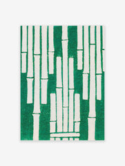 Japanese Green Bamboo Poster, Japanese Print