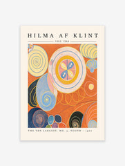 The Largest No. 3 Youth Poster by Hilma Af Klint, Hilma Af Klint Print