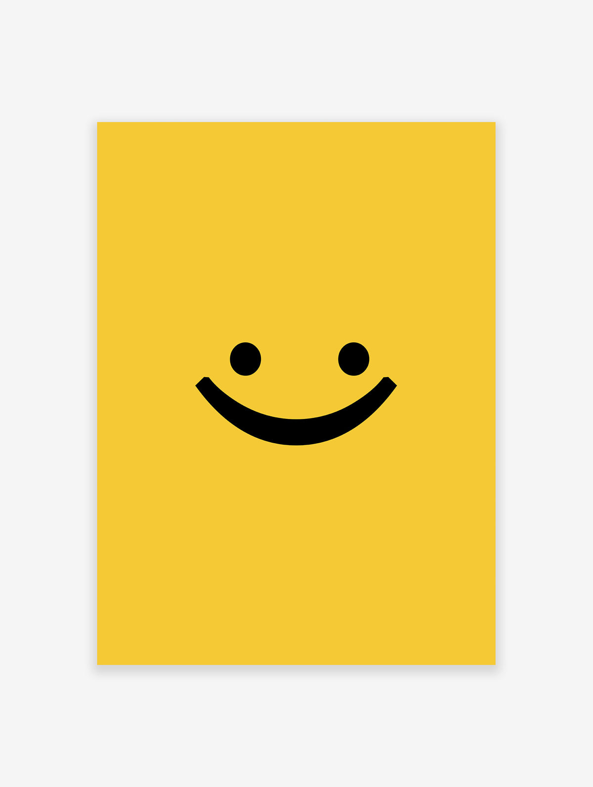 Minimalist Emoji Poster, Smiley Emoji Print