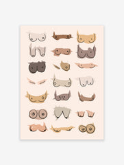 Breast Wall Poster, Breast Print