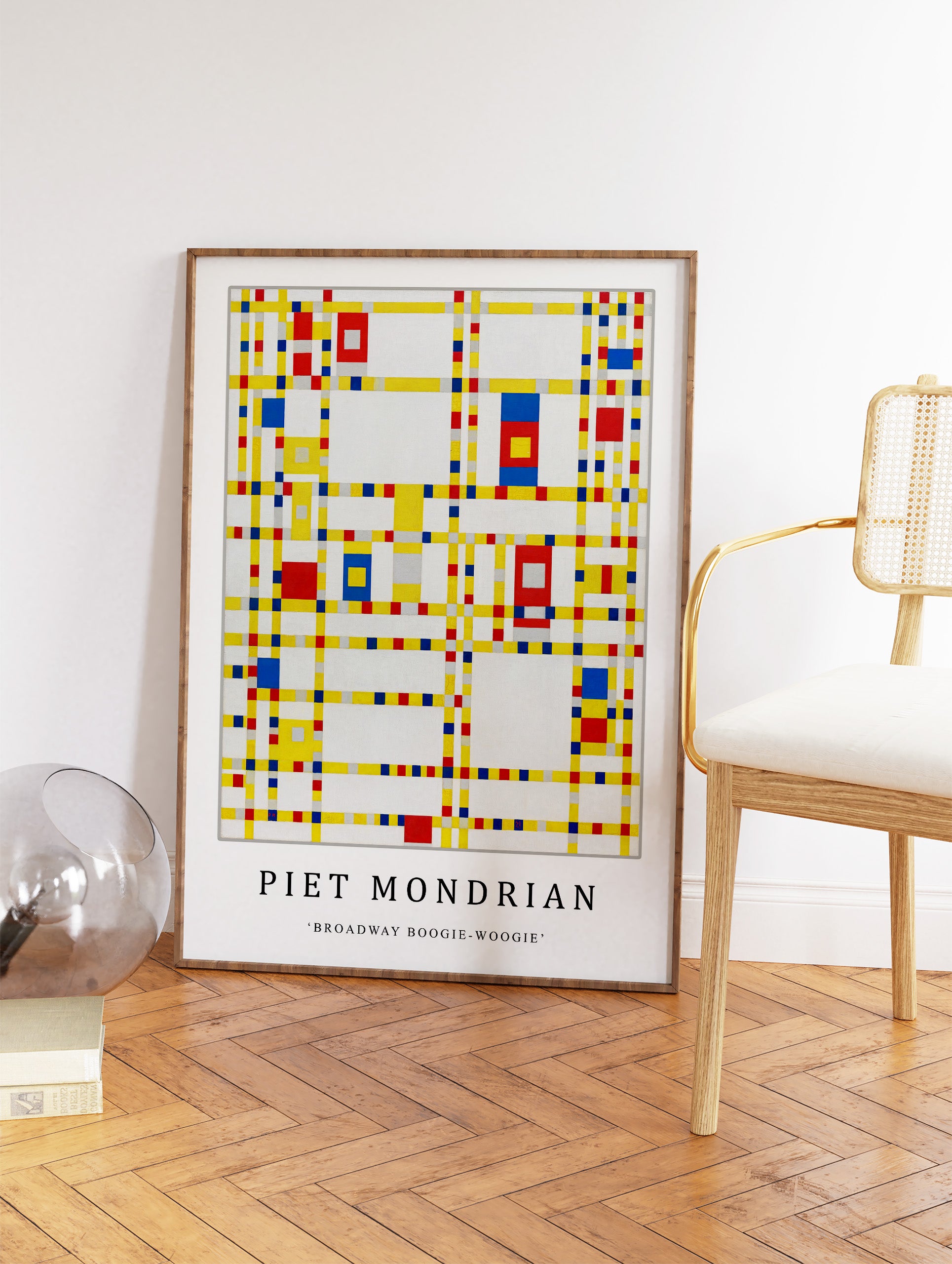 Broadway Boogie-Woogie Poster by Piet Mondrian, Piet Mondrian Print