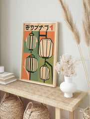 Japanese Lantern Poster