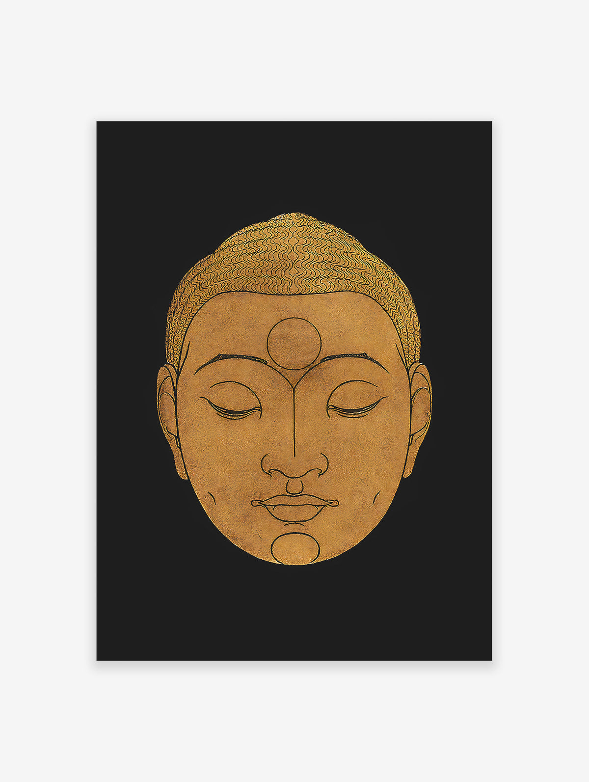 Buddha Poster by Reijer Stolk, Buddhist Print