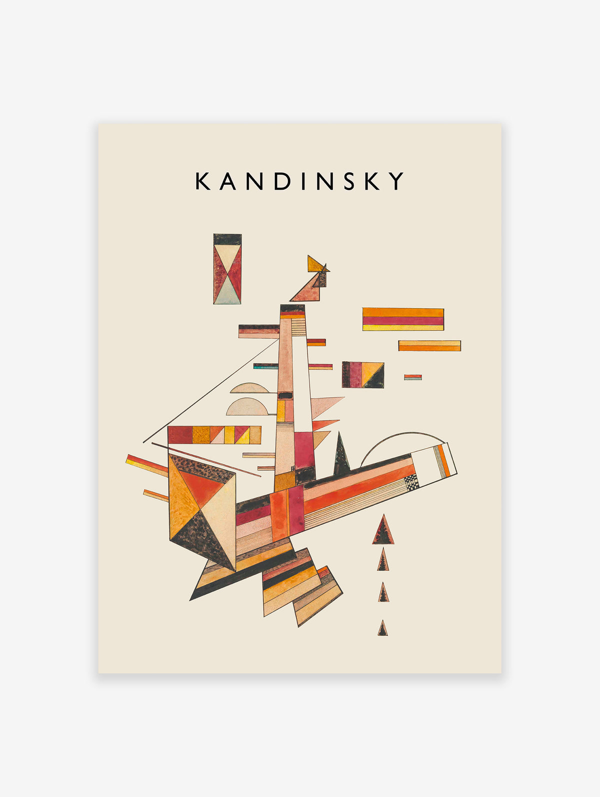 Geometric Abstract Poster by Wassily Kandinsky, Wassily Kandinsky Print