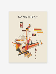 Geometric Abstract Poster by Wassily Kandinsky, Wassily Kandinsky Print