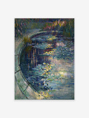 The Pond of Water Lilies Poster by Robert Antoine Pinchon, Robert Antoine Pinchon Print