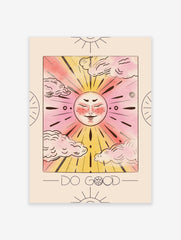 Psychedelic Spiritual Poster, Psychedelic Sun and Moon Print