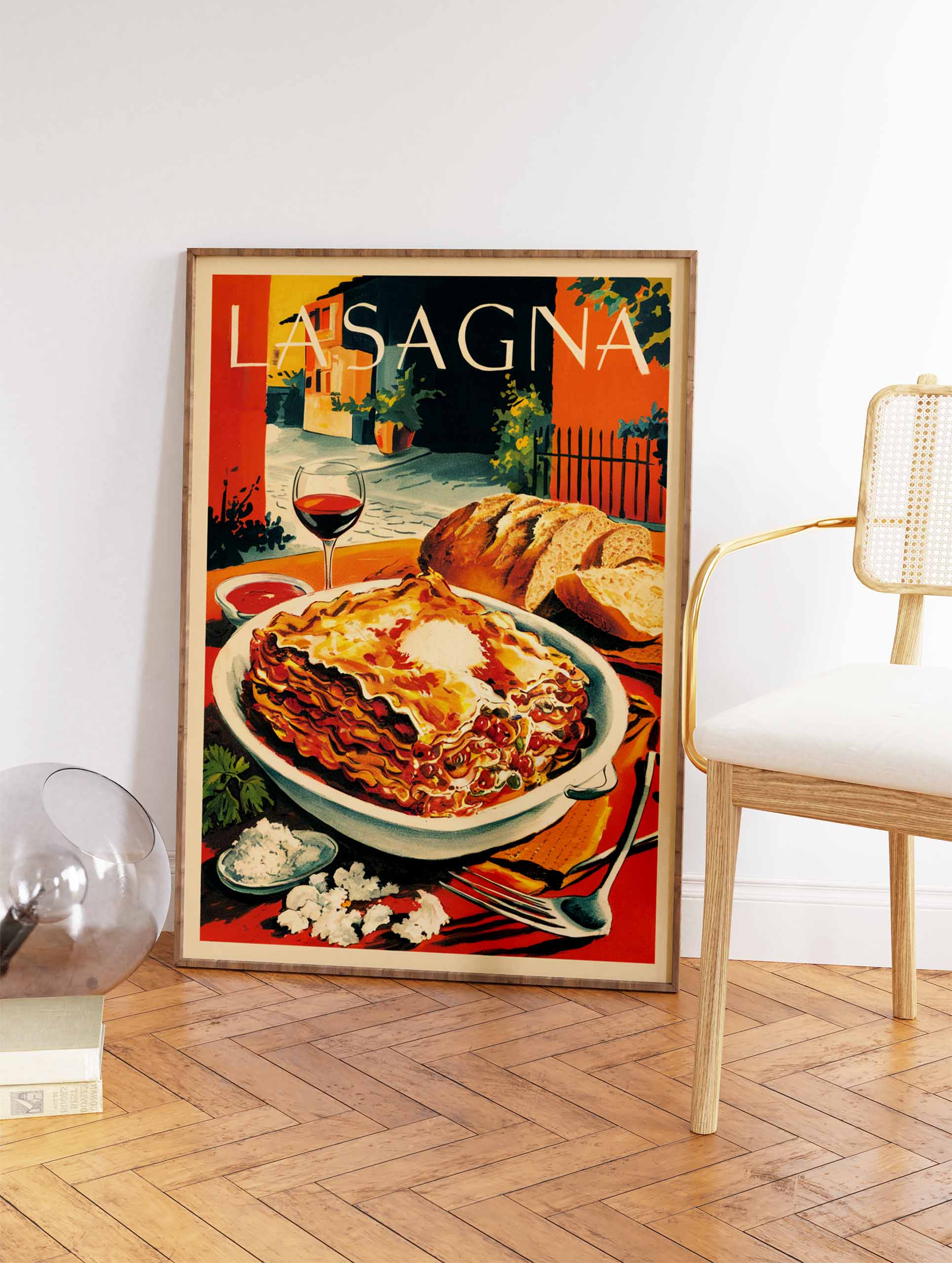 Lasagna Food Poster