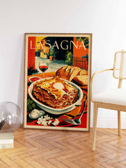 Lasagna Food Poster