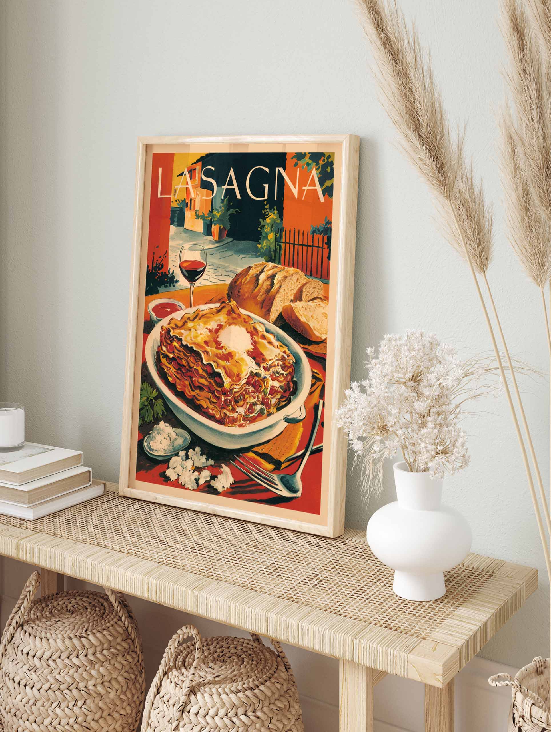 Lasagna Food Poster