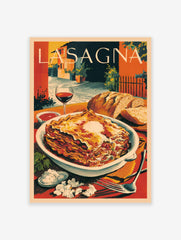 Lasagna Food Poster