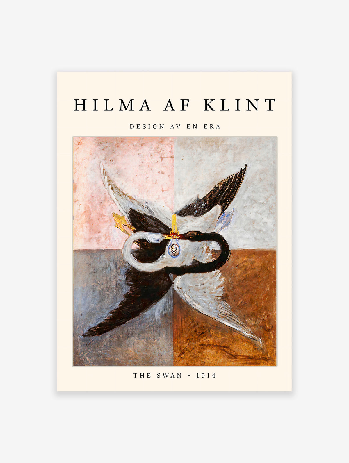 The Swan by Hilma af Kint Poster, Hilma af Kint Art Print