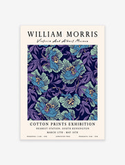 Purple William Morris Exhibition Poster, William Morris Print