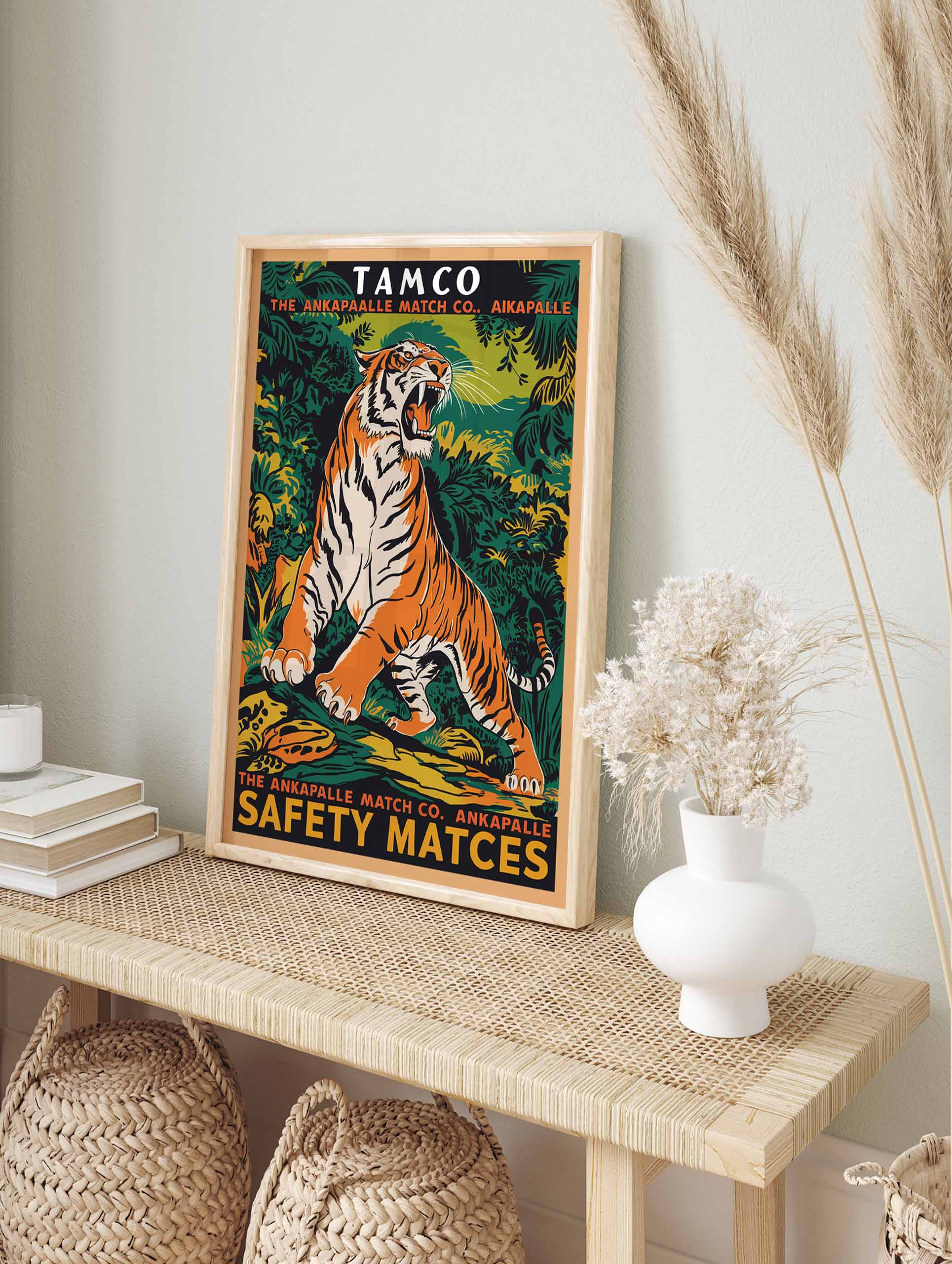 Tamco Tiger Matchbox Poster