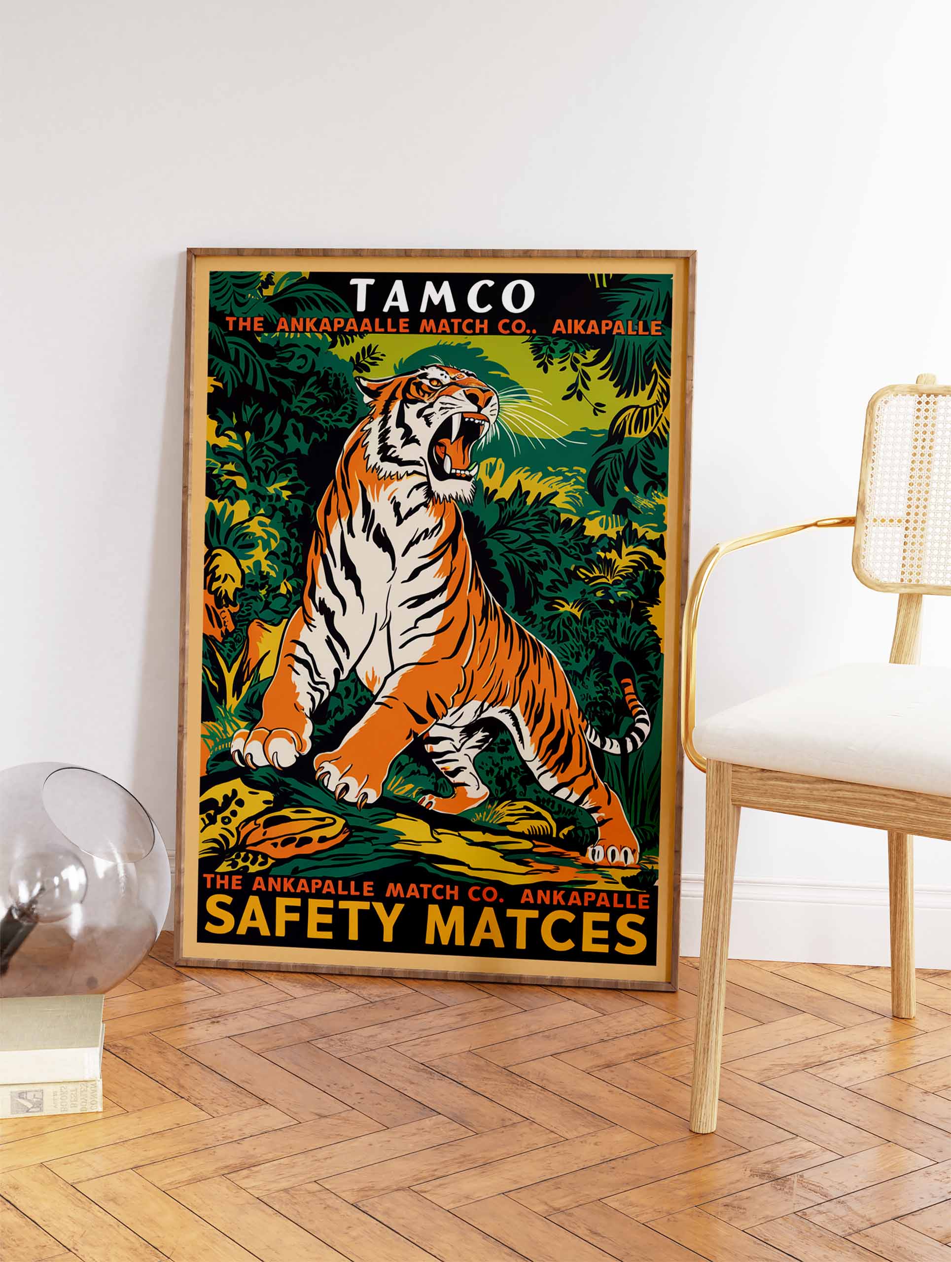 Tamco Tiger Matchbox Poster