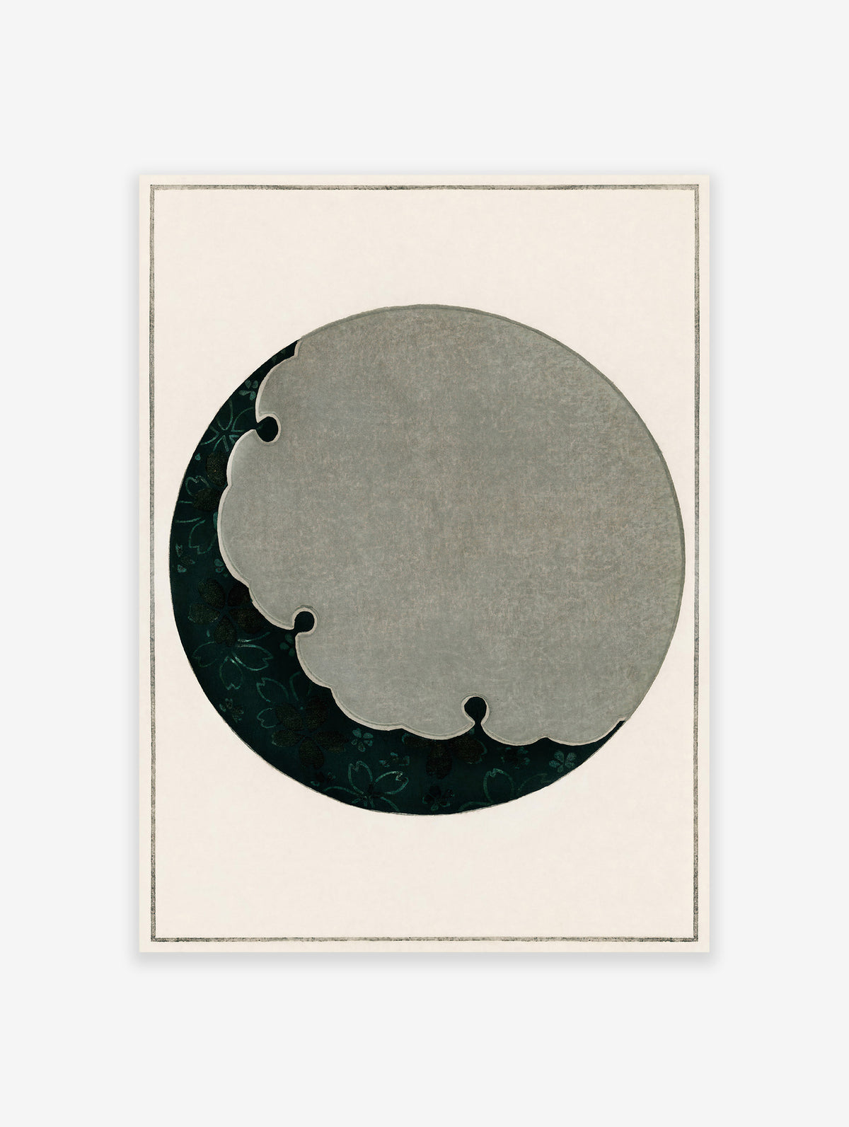 Moon Poster by Watanabe Seitei, Watanabe Seitei Print