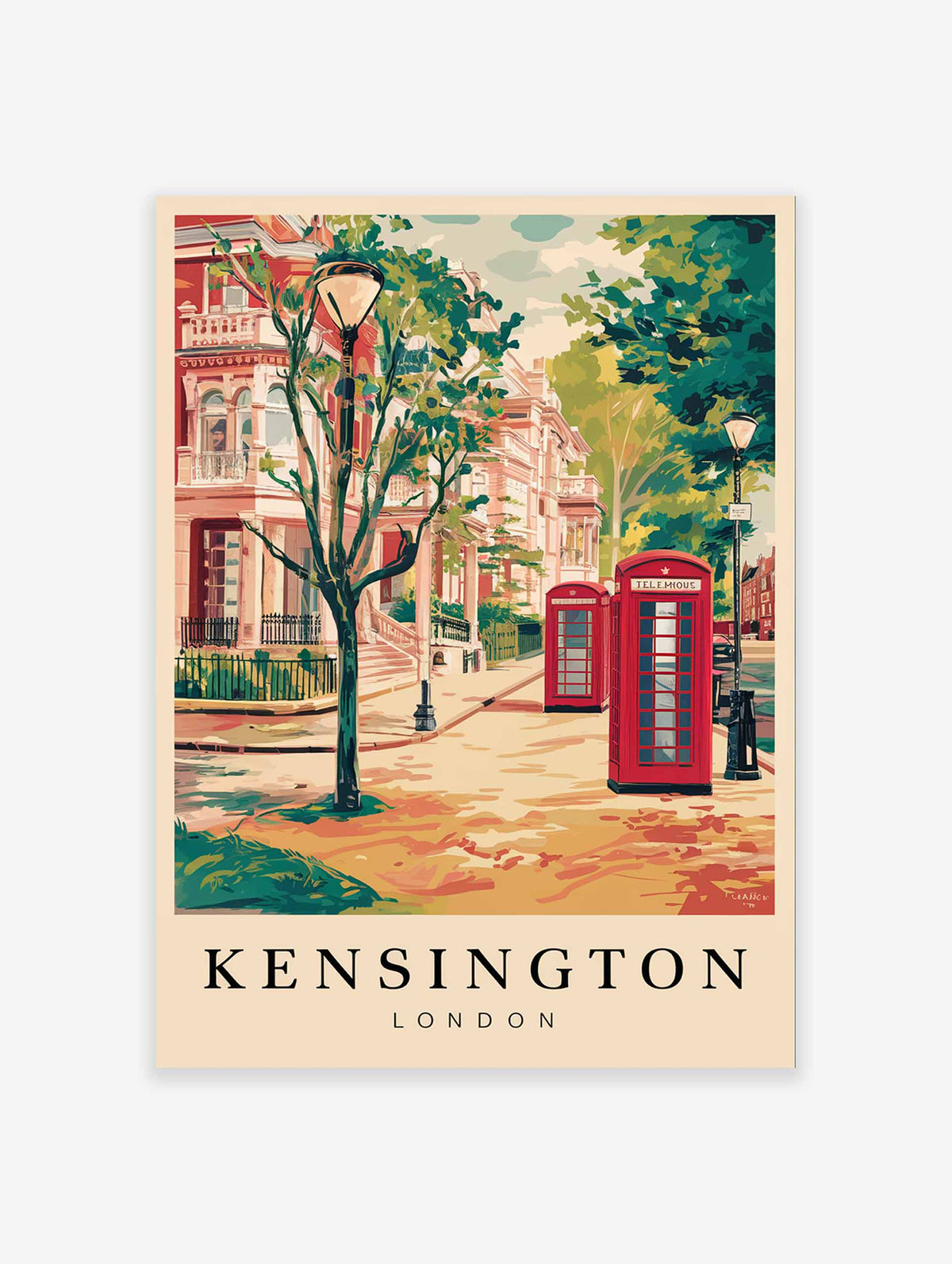 Kensington London Poster