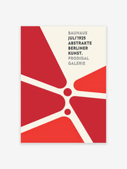 Red Bauhaus Poster, Bauhaus Print