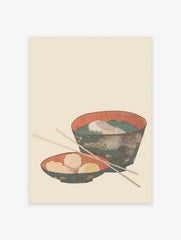 Japanese Ramen Poster, Minimalist Japanese Food Print