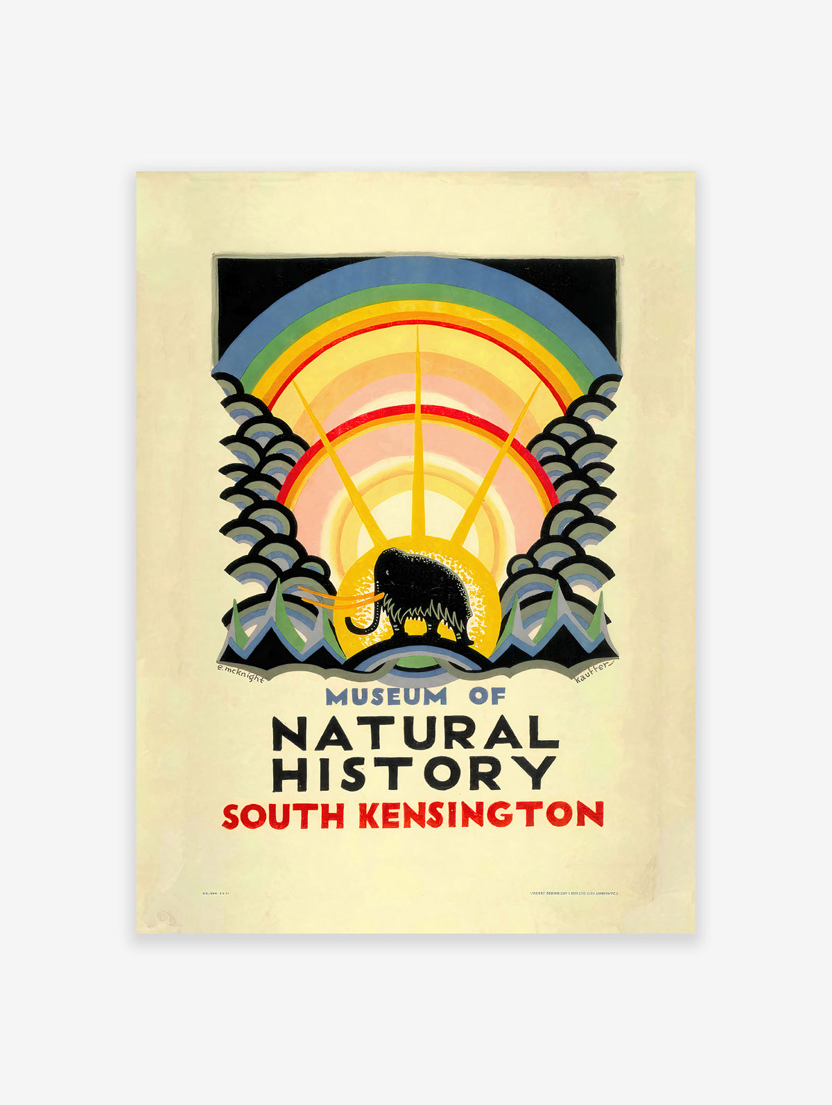Museum of Natural History Poster, Museum Print