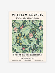 William Morris Poster, Green Botanical Print