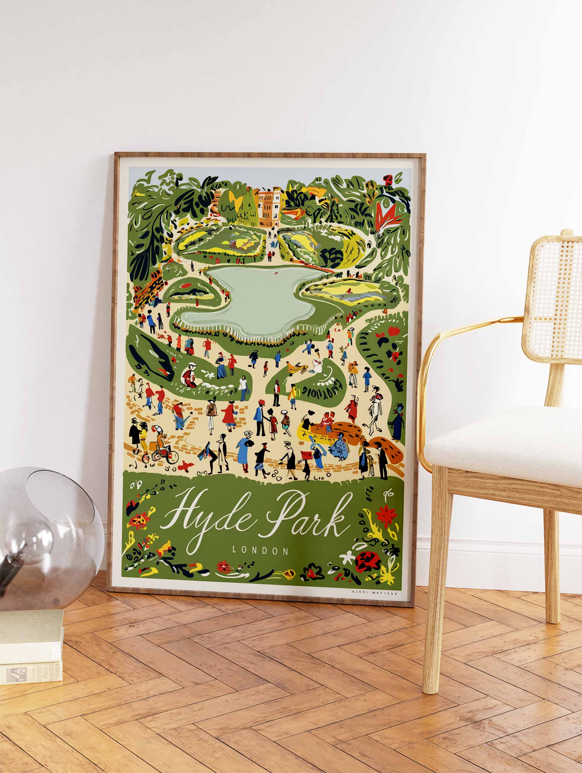 Hyde Park London Poster