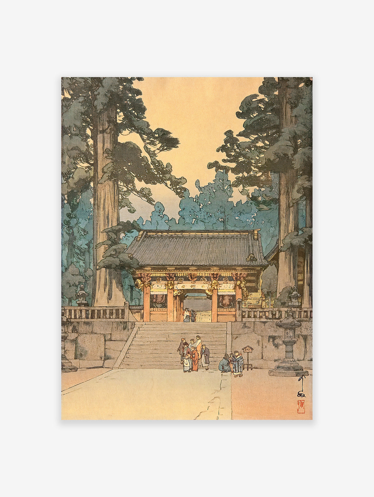 Toshogu Shrine Poster by Yoshida Hiroshi, Yoshida Hiroshi Print