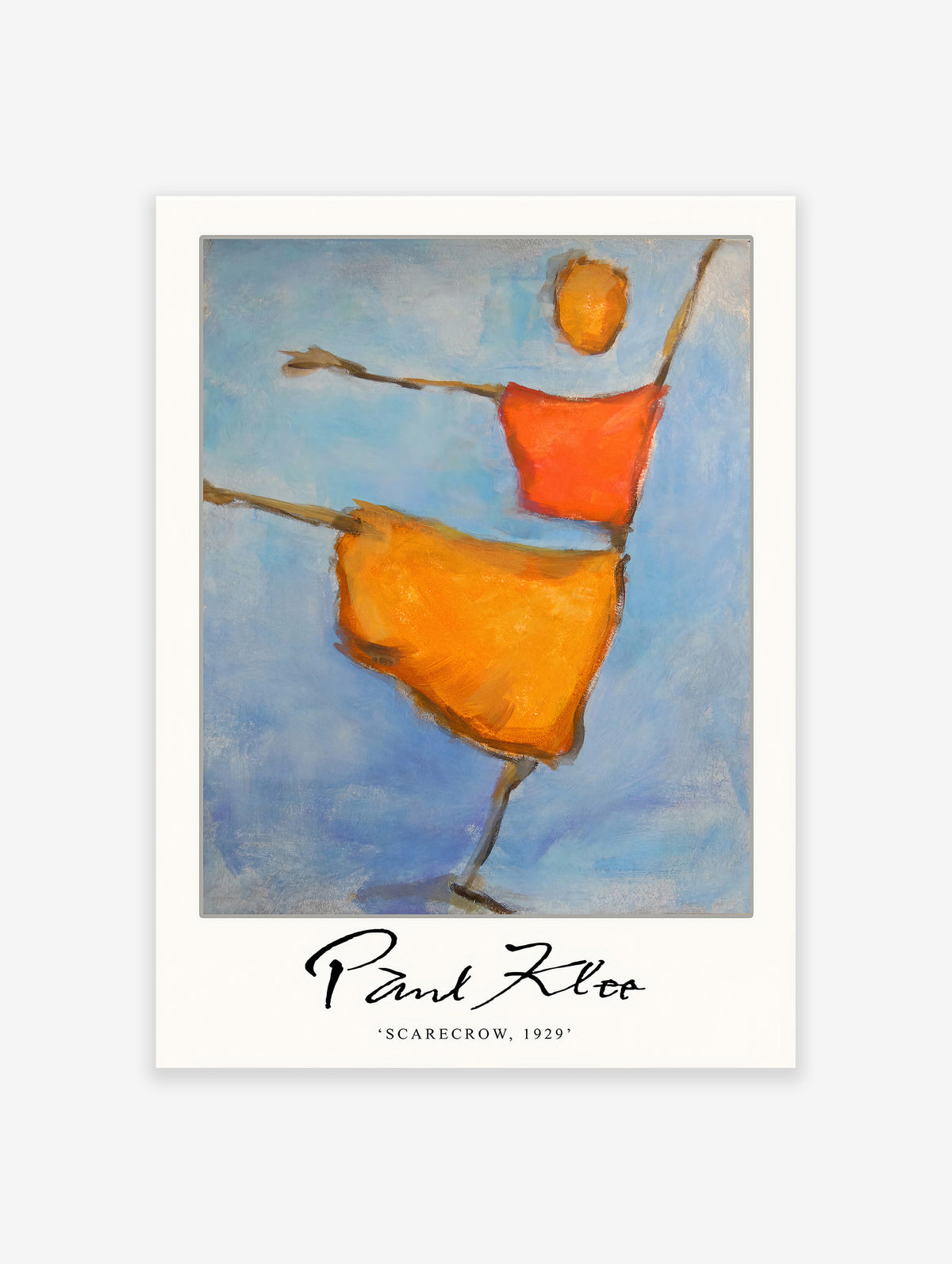 Scarecrow Poster by Paul Klee, Paul Klee Print