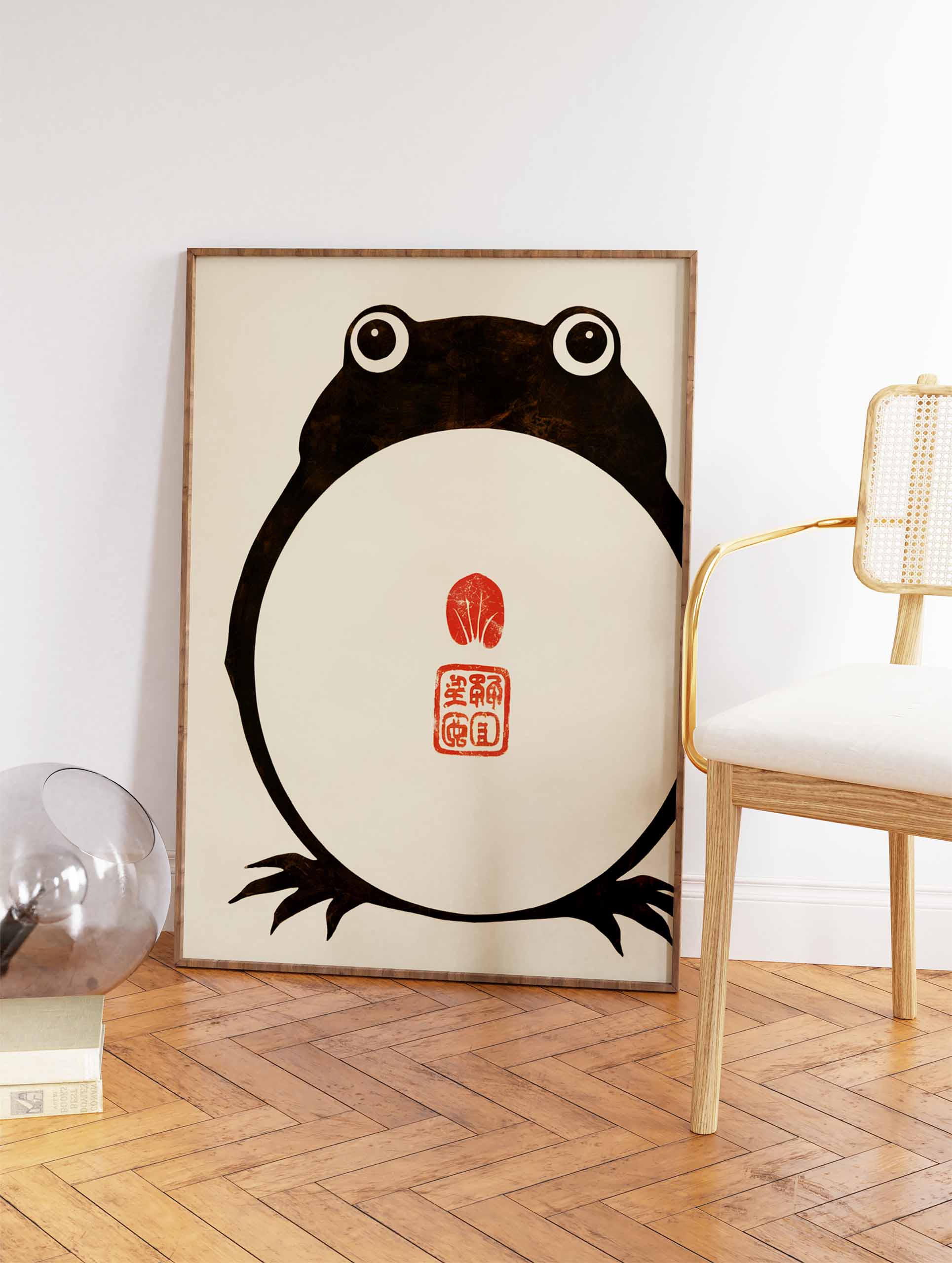 Japanese Frog Poster