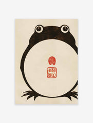 Japanese Frog Poster