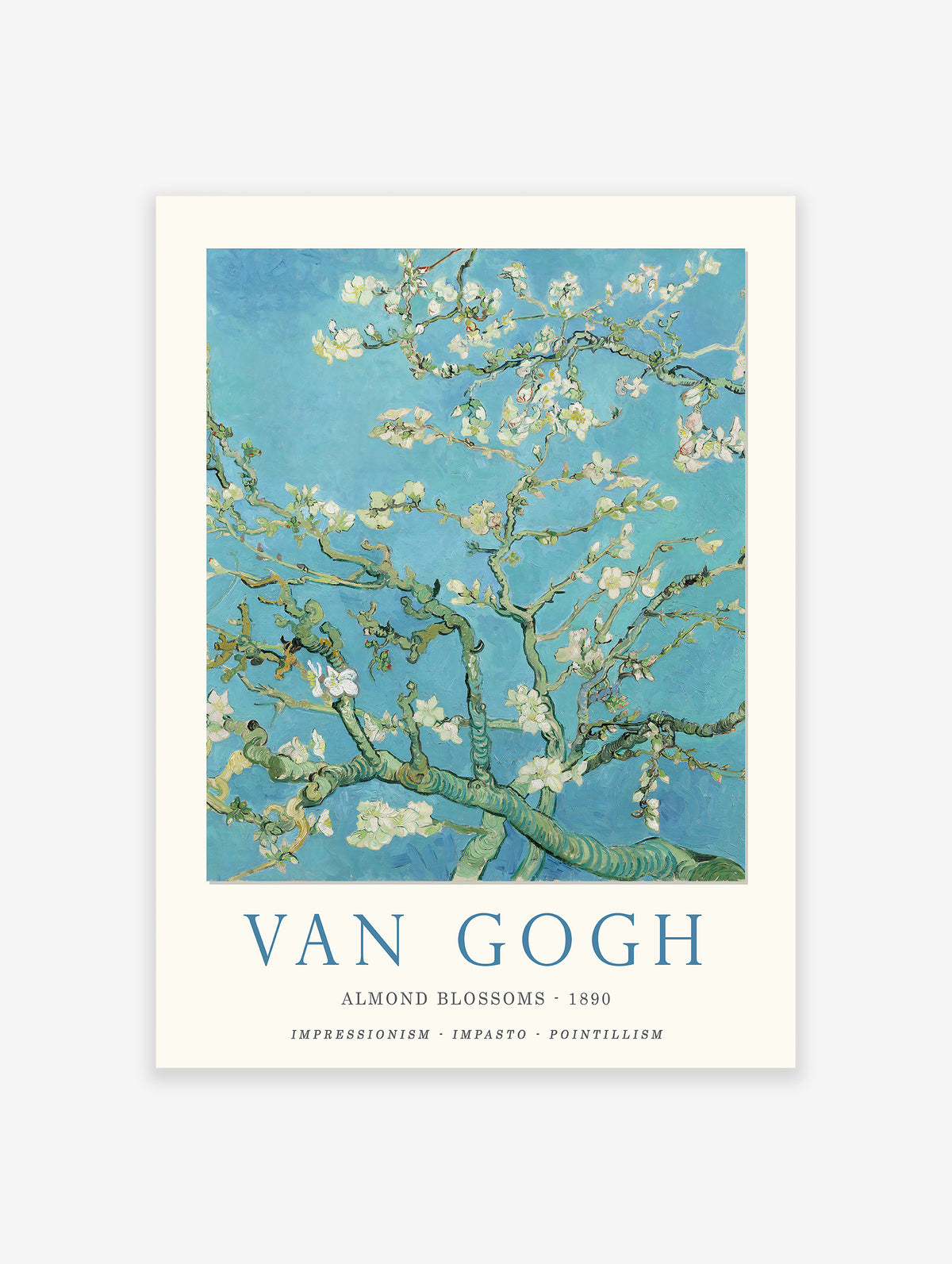 Almond Blossoms Poster by Vincent Van Gogh, Vincent Van Gogh Print