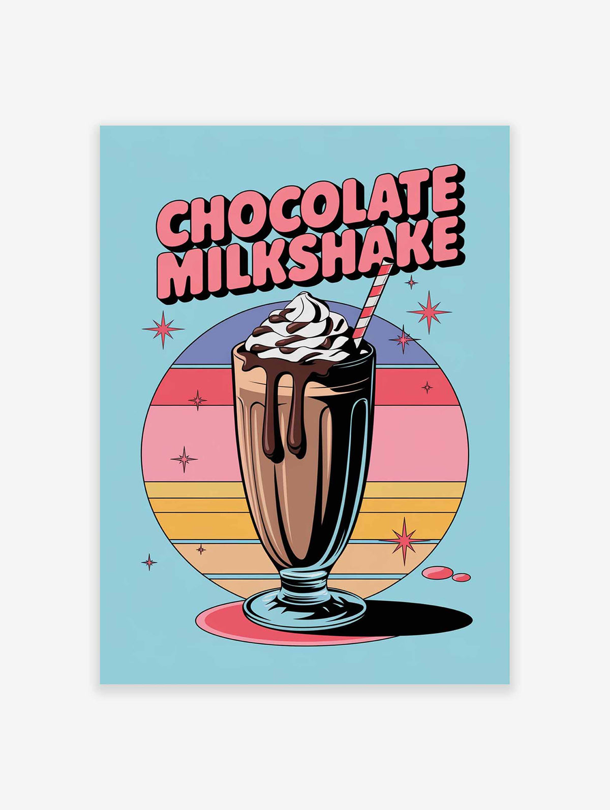 Chocolate Milkshake Poster