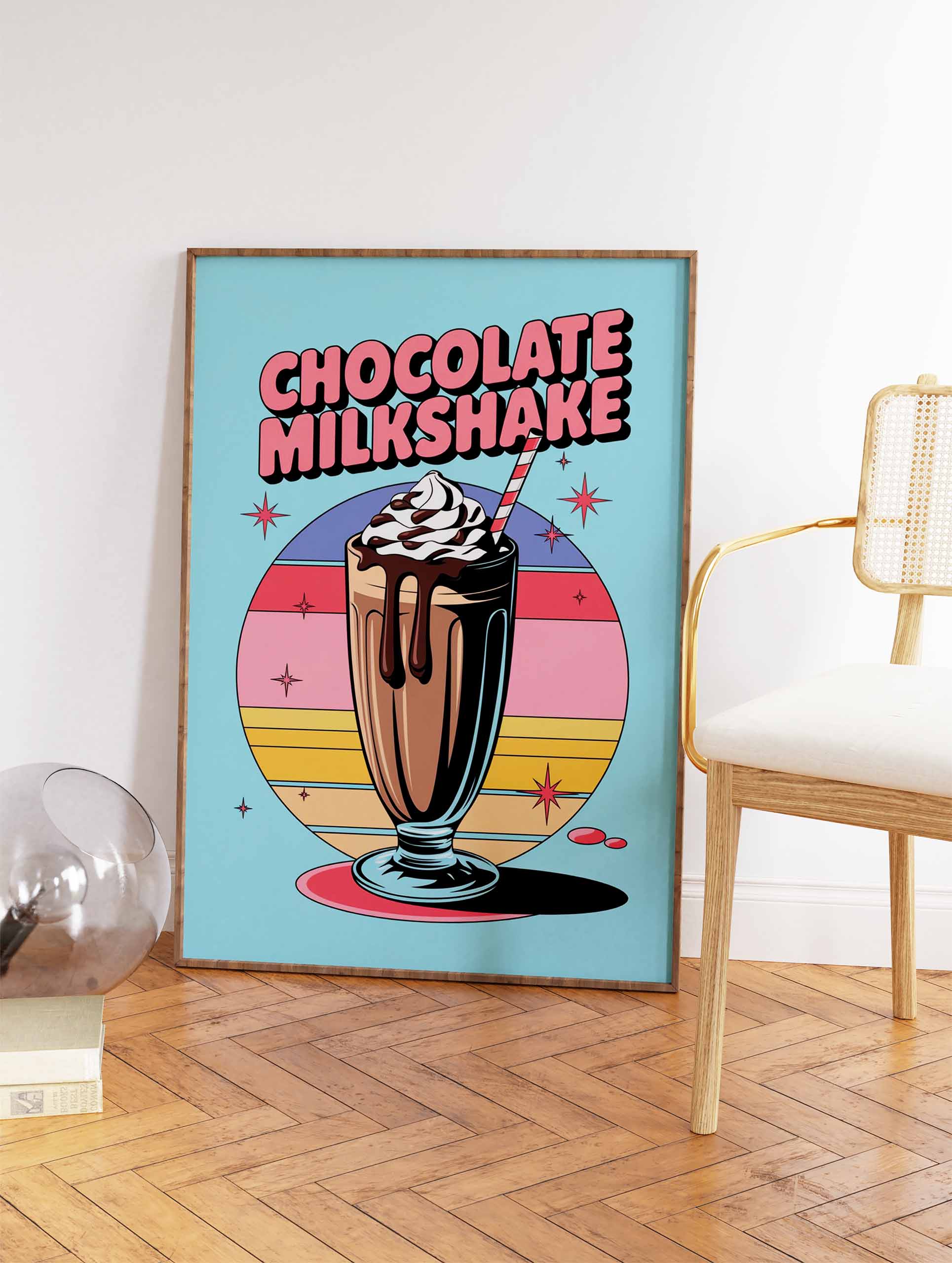 Chocolate Milkshake Poster