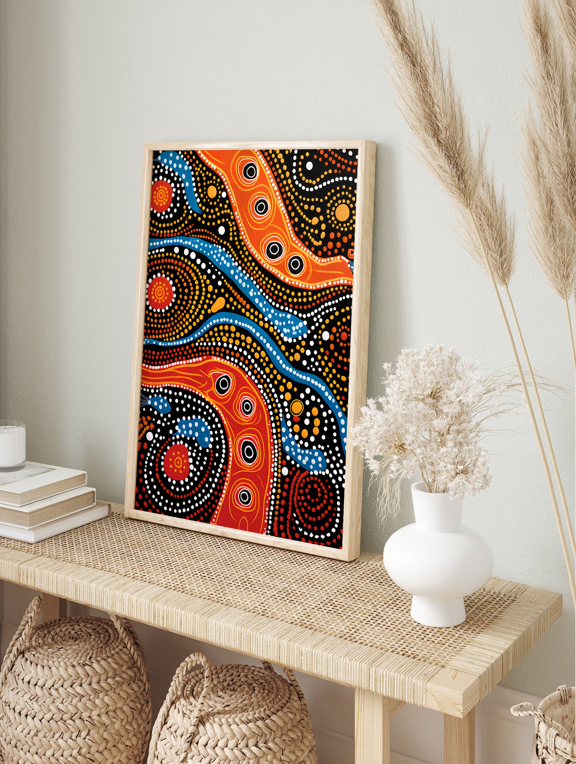 Aboriginal Art Poster, Aboriginal Print