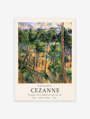 L'Estaque, View by the Kiefern Poster by Paul Cezanne, Paul Cezanne Print