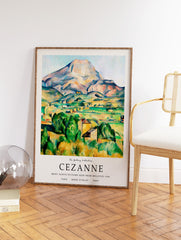 Mont Sainte Victoire Poster by Paul Cezanne, Paul Cezanne Print