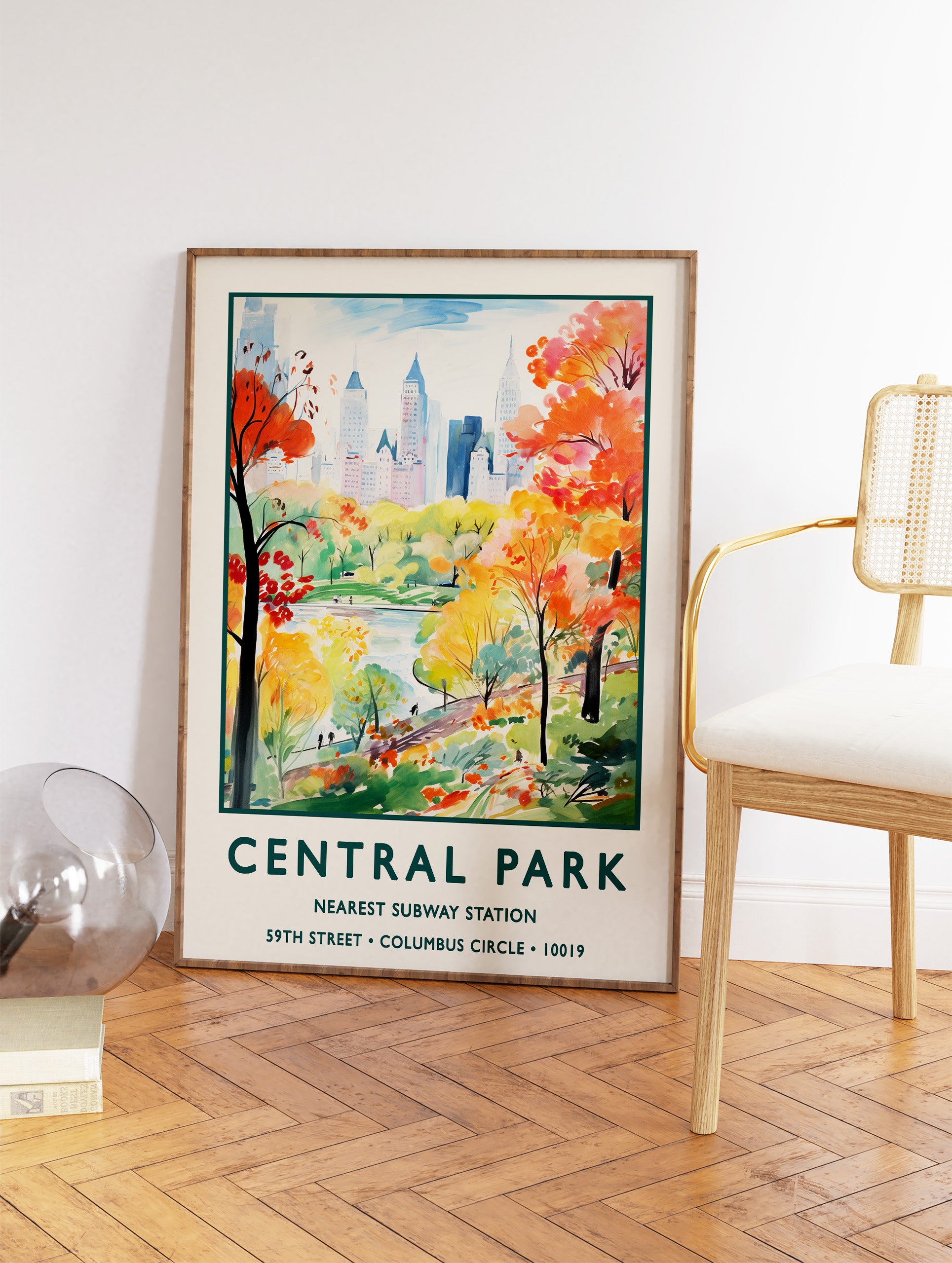 Central Park Poster by William Morris, William Morris Print