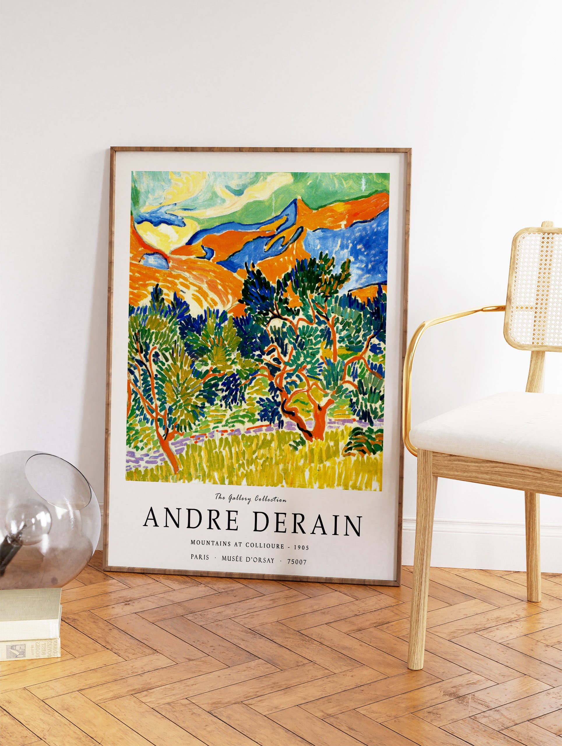 Mountains at Collioure Poster by Andre Derain, Andre Derain Print