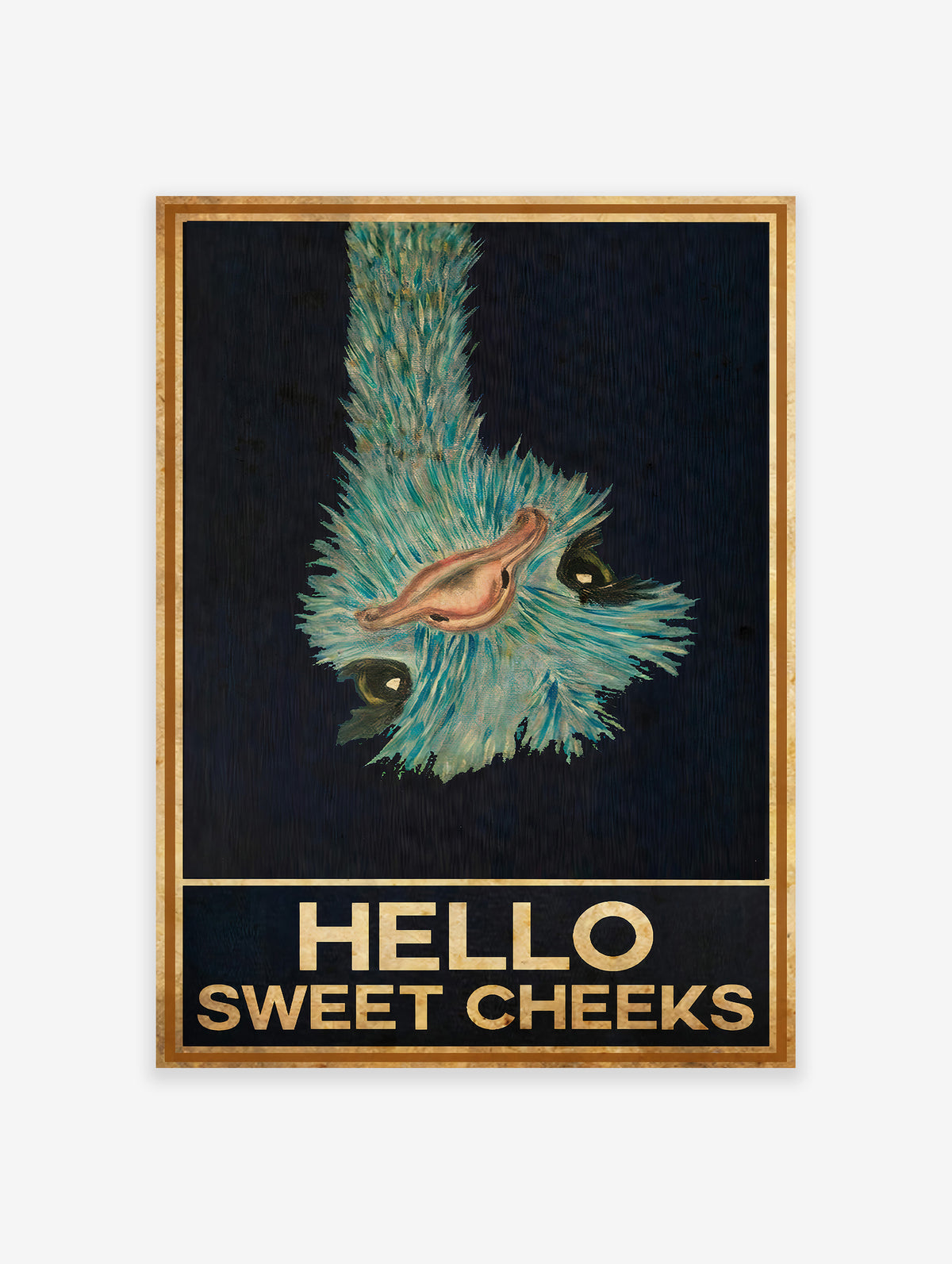 Hello Sweet Cheeks Typography Poster, Typography Print