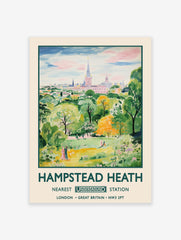 Hampstead Heath Poster, Hampstead Heath Print