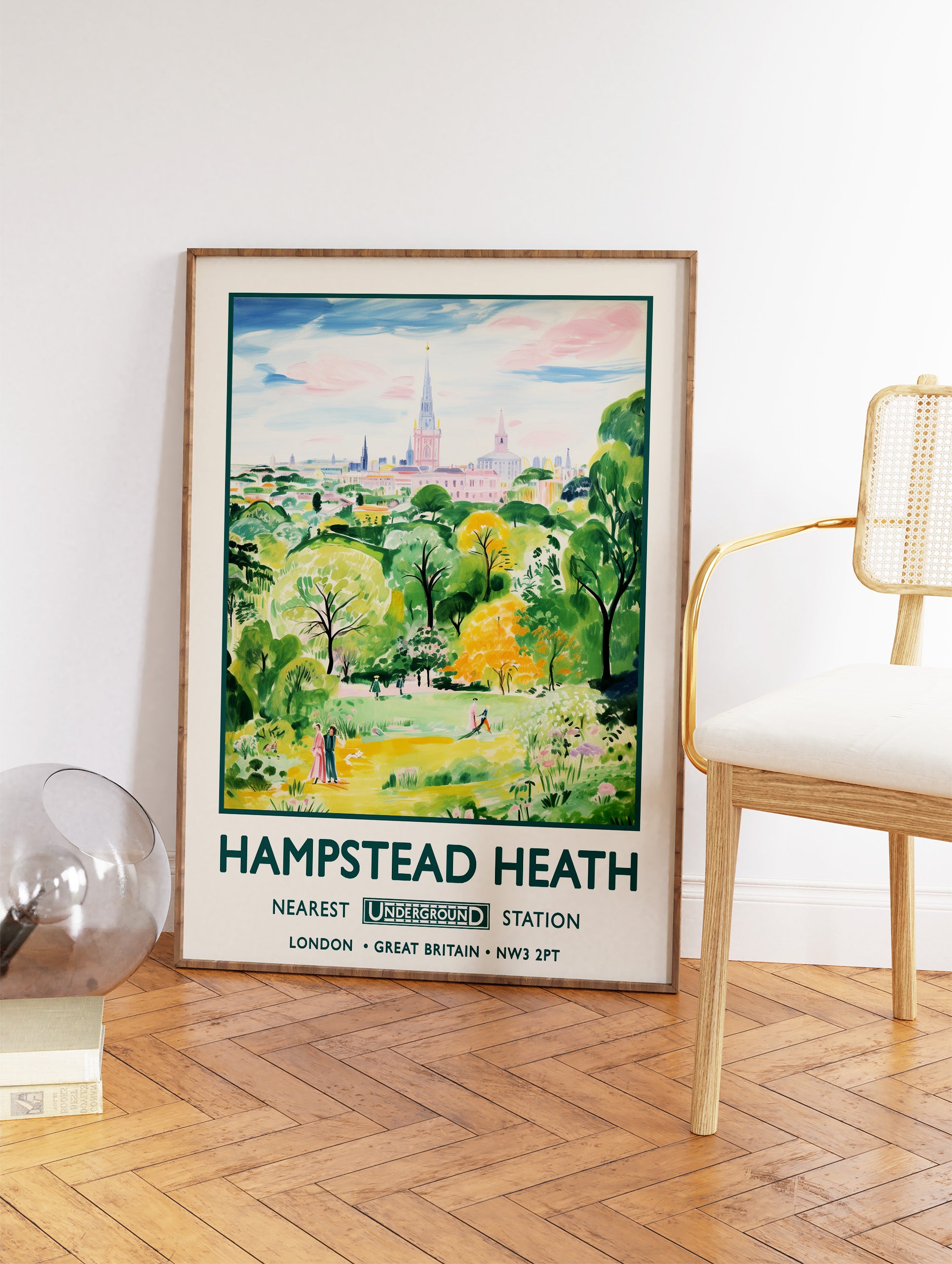 Hampstead Heath Poster, Hampstead Heath Print