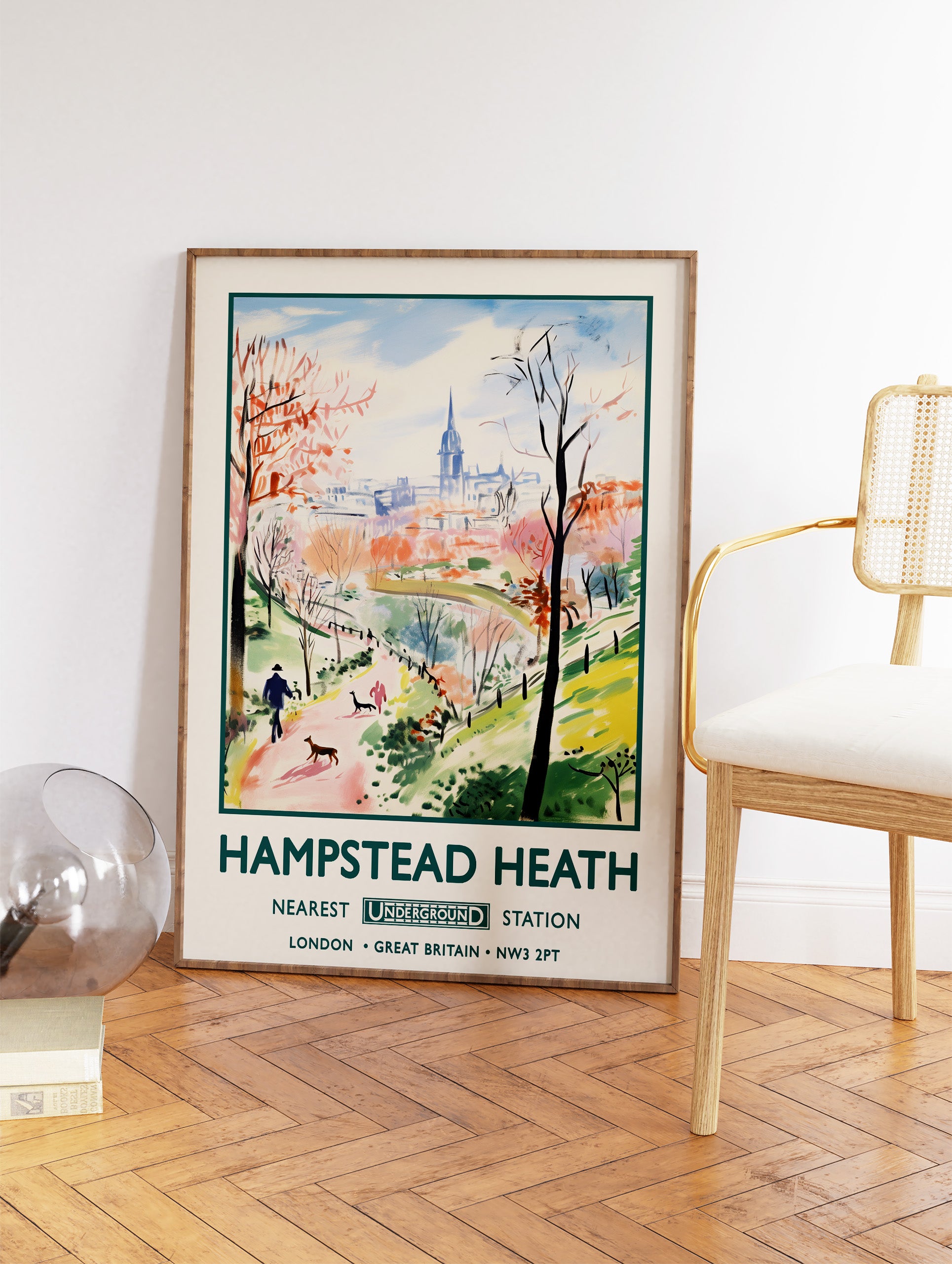 Hampstead Heath Poster, Hampstead Heath Print