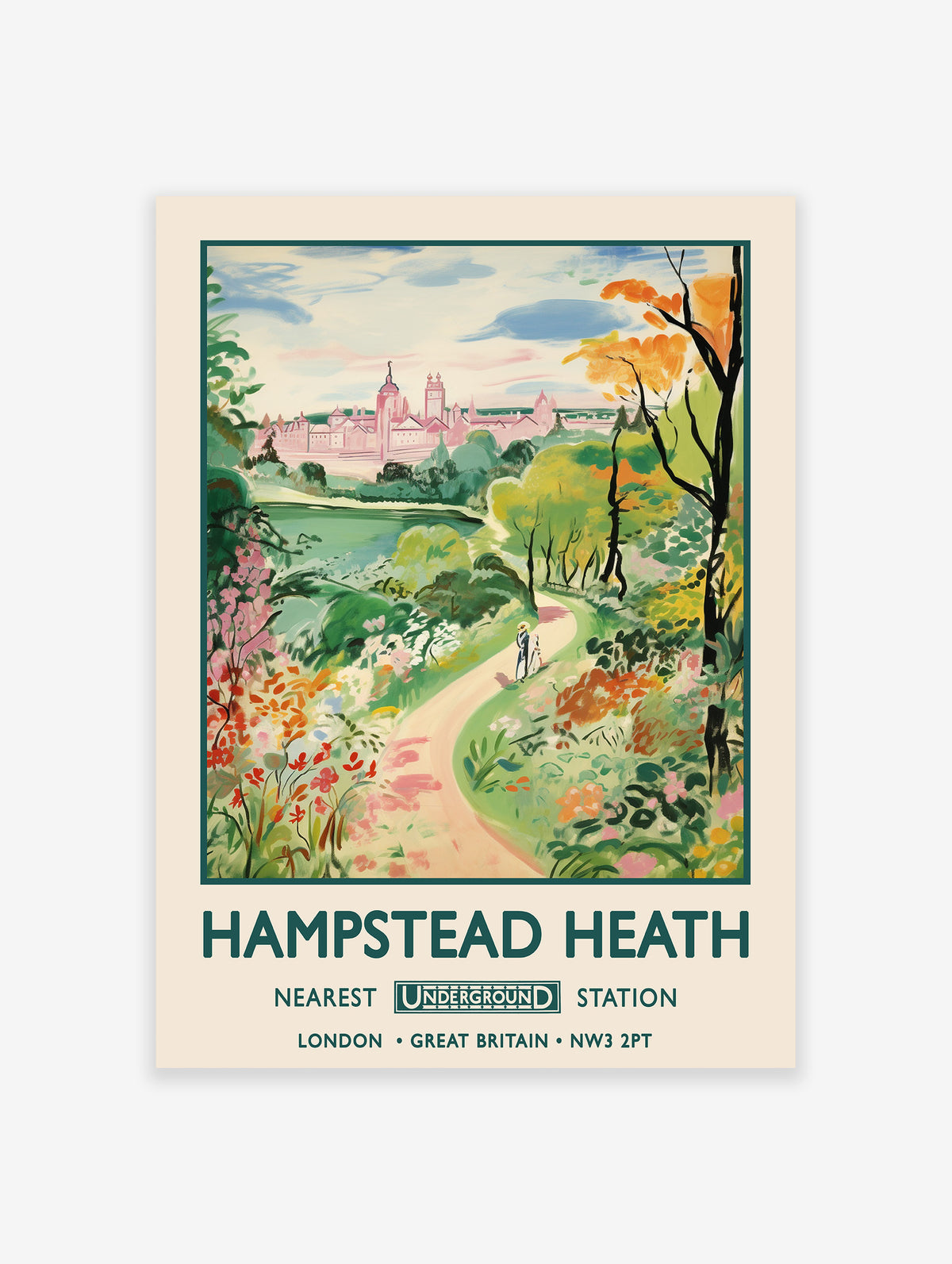 Hampstead Heath Poster, Hampstead Heath Print