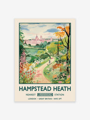 Hampstead Heath Poster, Hampstead Heath Print