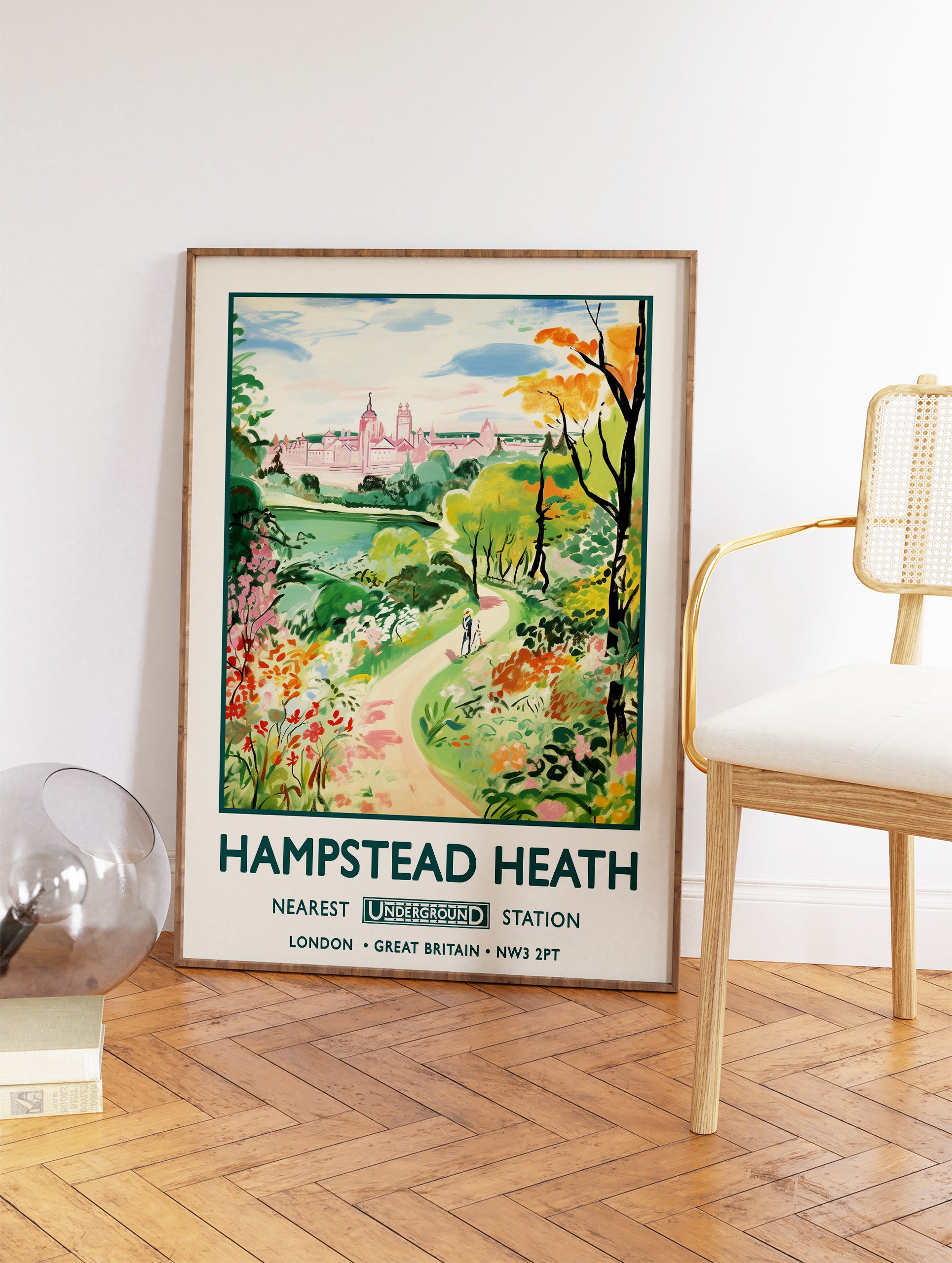 Hampstead Heath Poster, Hampstead Heath Print