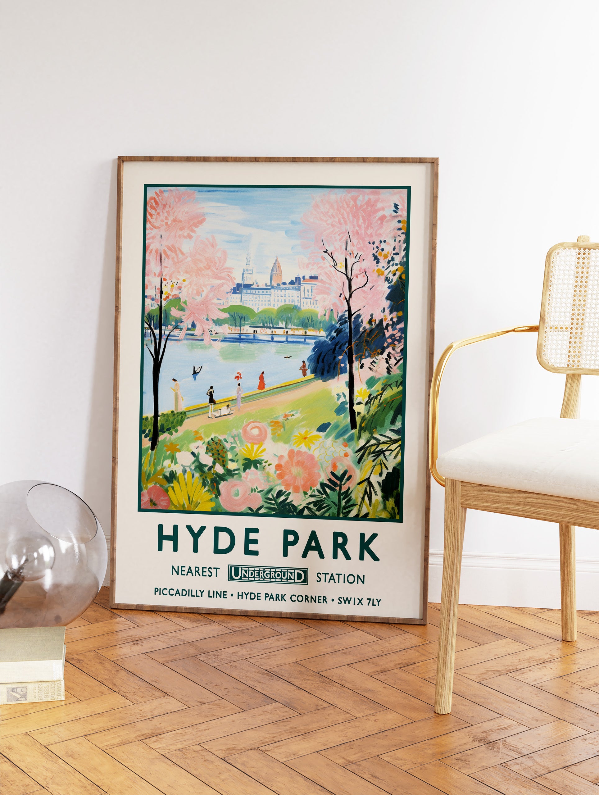 Hyde Park Poster, Hyde Park Print